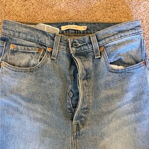 Light Blue Women’s Straight Jeans - Size 28